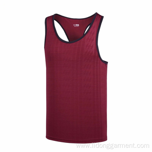 Sports Workout Fitness Ribbed Gym Tank Top Men